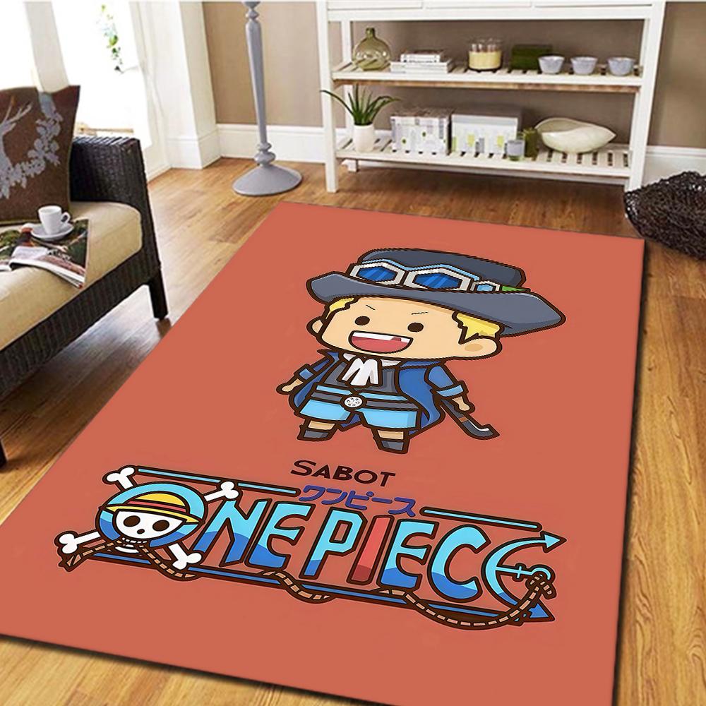 ONE PIECE Digital Print Carpet, Bedroom Play Mat, Home Decor Floor Rug, Cool Movie Themed Mat -HYQ44