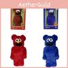 Adorable Bearbrick Sesame Street Elmo And Cookie Monster 400% Collectible Figure Set