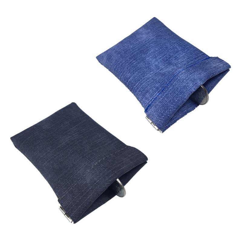 Buy Women Men Frosted Leather Mini Coin Change Purse Wallet Strong ...