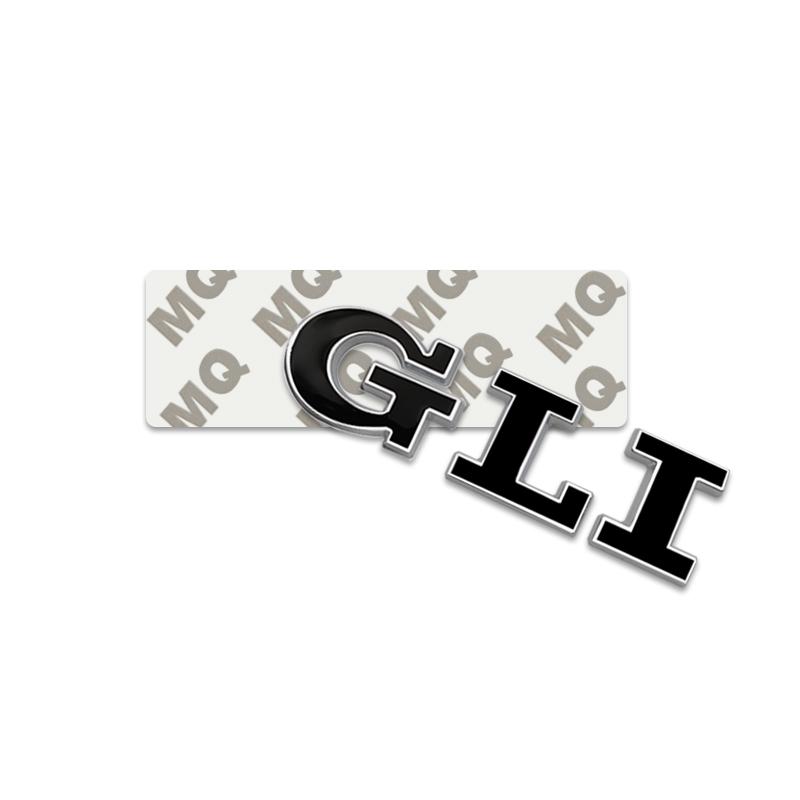 ABGM1 Car-Styling Metal Stickers GLI Emblem Badge For Jetta Golf 3 4 5 6 7 Touareg Amarok 4 Motion MK2 MK3 MK4 MK5 MK6 MK7 R32