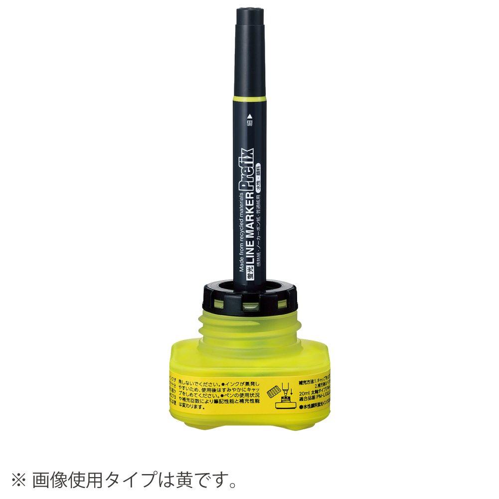 KOKUYO Fluorescent Marker Prefix Refill Ink PMR-L10YR