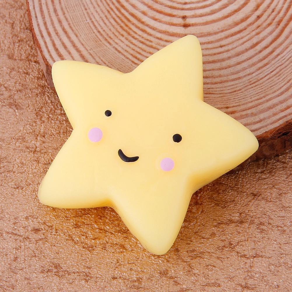 Søt tegneseriekatt Squishy leketøy Stressrelief Myk minidyrklemmelekegave