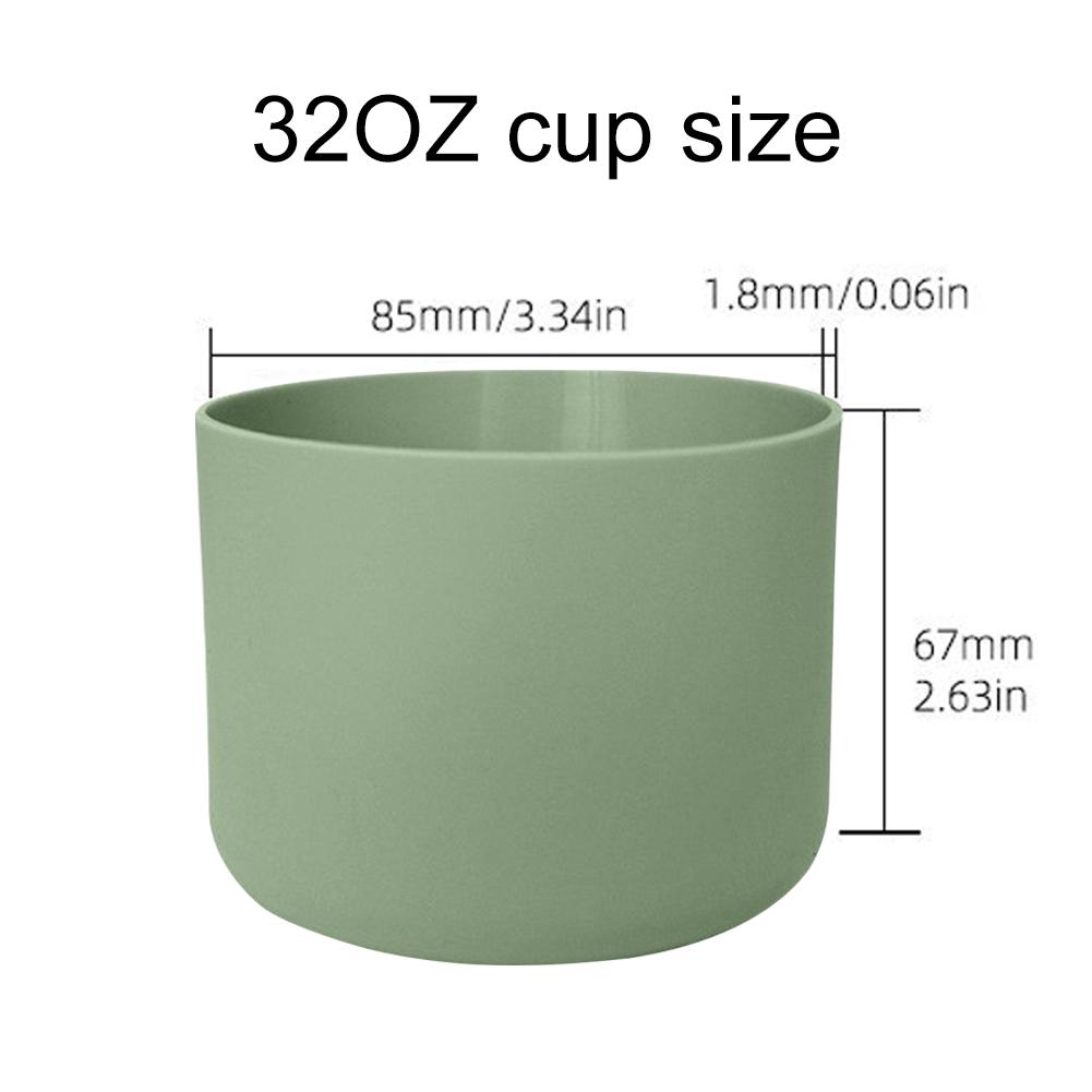 Silikon Wasserflaschenschutz für Owala 24oz 32oz 40oz Rutschfeste Schutzhülle Bodenstoßfänger Flaschendichtring Silikonstopfen