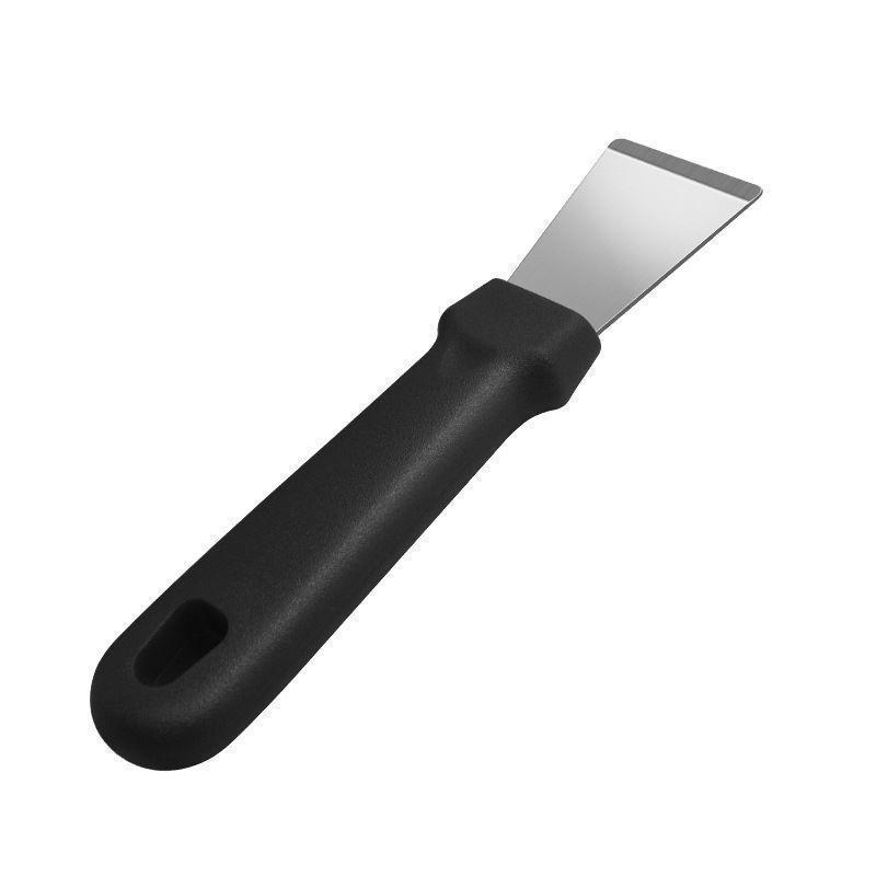 Stainless Steel Kitchen Scraper Nonslip Handle Strong Scraping Power Multi Use for Countertop Food Residue Cleaning