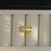 French Retro Double-Layer Drip Glaze Ring: Chic, Niche Design for All-Occasion Wear