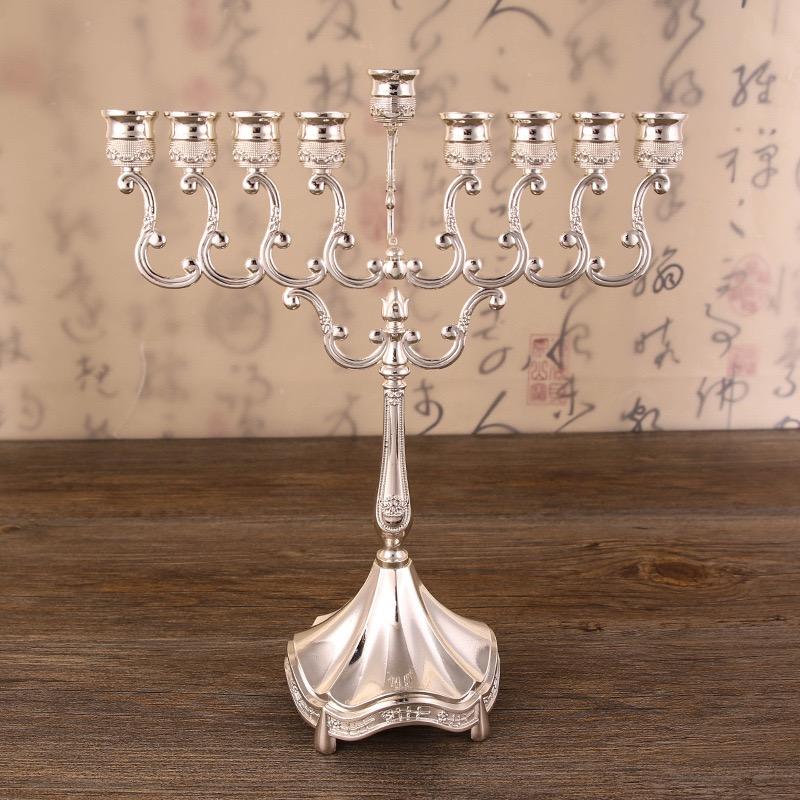Metal Candlestick for Wedding Main Table Holiday Decoration Hotel Props - Rustic Wedding Centerpieces
