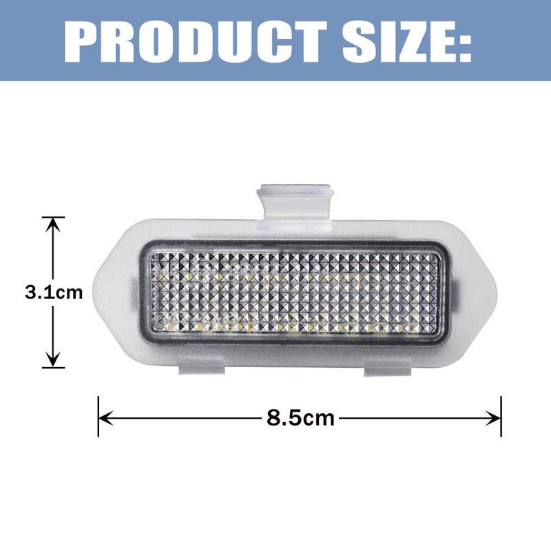For Cadillac Escalade Chevy Avalanche 1500/2500 Silverado 1500/2500 Tahoe GMC Sierra Yukon 2X LED Under Side Mirror Puddle Light
