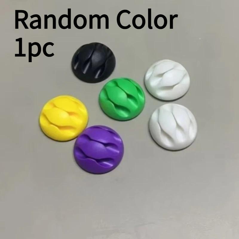 Newest Cable Organizer, 3-Slot Silicone Cable Clips, Self-Adhesive Cord Holders for Desk, Mouse & USB Cable Management