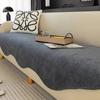 Unregelmäßig geformte weiche Sofahandtücher, einfarbig, luxuriöse Sofabezüge für Wohnzimmer, ganzjährig, universelle rutschfeste Couchbezüge