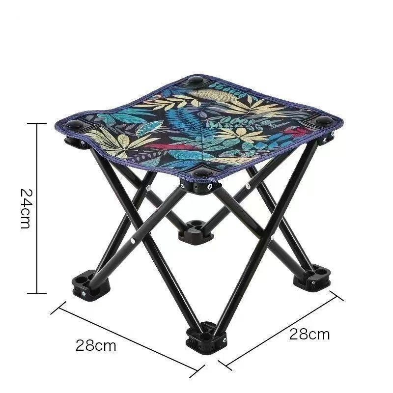 Portable Folding Chair with Backrest for Camping, Picnics, Barbecues, Fishing, and Outdoor Sketching