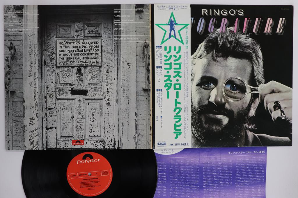 LP Record RINGO STARR Ringos Rotogravure MPF1030 POLYDOR 1976 Japan Obi Rock Used