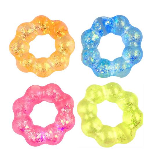 Braccialetto Giocattolo Spremibile Glitterato Braccialetti Sensoriali Morbidi Elastici Impastare Spremere E Mescolare Bande Giocattoli Fidget Indossabili a Ritorno Lento per Bambini e Adulti