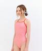 Daibeuintu Fever Cherry Gingham Red Check Women'S Indoor Swimsuit One-Piece Red Plaid Pattern