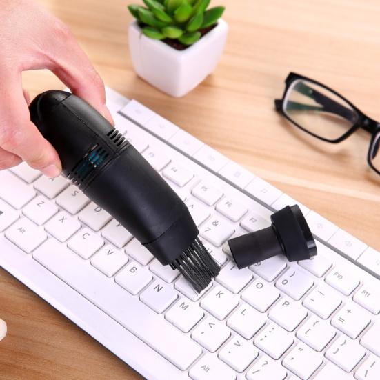 Keyboard Cleaner Strong Suction Portable Mini USB Vacuum Handheld Keyboard Dusting Brush for Computer
