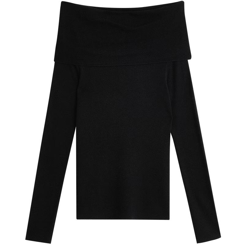 

INMAN Women s Wool Blend Slim Fit Turtleneck Knit Top S