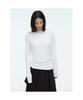 Anggae Asymmetrical Drape T-Shirt White