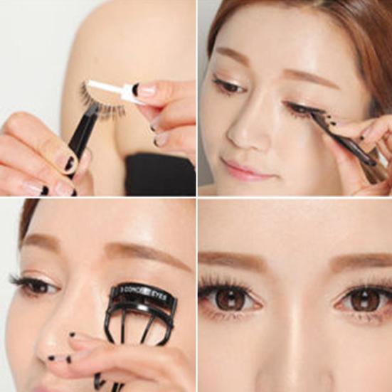 10 Pairs Handmade Black Long Thick Cross Beauty Party Makeup Fake False ...