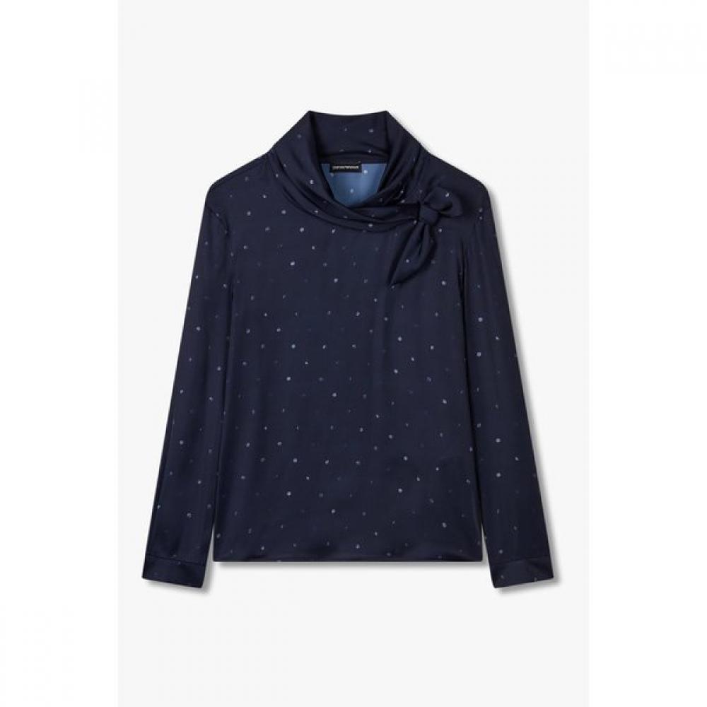 

Emporio Armani Women S Silky blouSe Moon Pattern A525303514 42