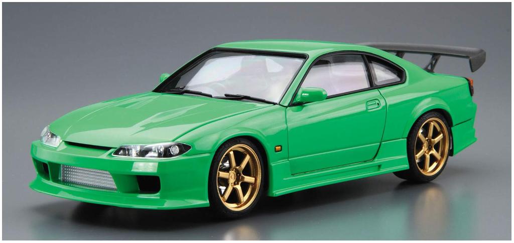 Aoshima Bunka Kyozai Scale The Tuned Car Series 42 Nissan Rodec Style S15 Silvia 1999 Plastic Model 1/24 No.