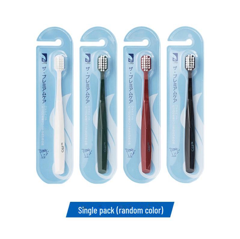 

Зубная щетка ITO Atto Soft с большой головкой - Широкая головка, Мягкая щетина для взрослых и детей, Семейная упаковка для эффективной чистки зубов.