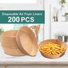 100 Pcs Air Fryer Basket Liners, Square 6 Inch Parchment, Pre-Cut for Convenience, Heat Resistant, for Easy and Fast Cleaning