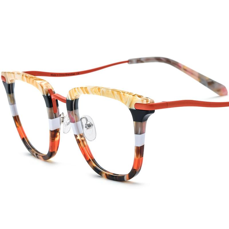 2026 Titanium Optical Glasses Frame Men Vintage cat Eye Prescription Women Retro Myopia Acetate Eyeglasses