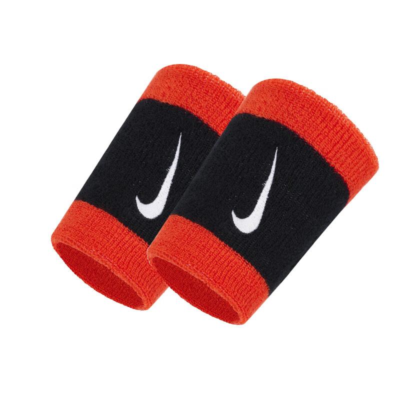 Спортивный длинный фиксатор запястья Nike Swoosh, дышащий, защитный, черный/белый, AC2287-639