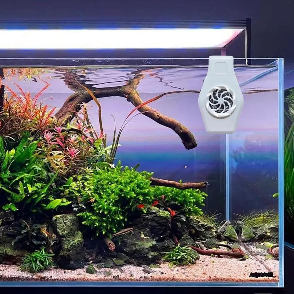 Wall Mount Fish Tank Cooling Device 2 Wind Speed Cooling Fan Aquarium Chillers Fan  Summer