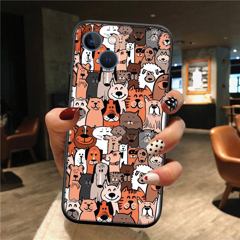 Cute Dog Art New High-End Shell Phone Case for Xiaomi Poco C40 C50 C51 C55 C65 C71 C75 F3 F5 F6 F7 M2 M3 Pro Ultra