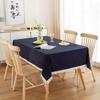 Modern Minimalist Solid Cotton Washed Tablecloth With Tassels Dining Table Coffee