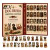 Acrylic Collectible Toys 2026 Dog Christmas Advent Calendar, 24-Day Ornament Set with Mini Puppy Holiday Party Favors Figures, 2D Flat Tree