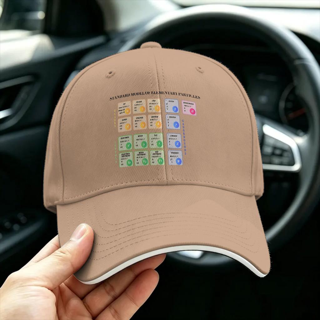 Standard Model Of Particle Physics Casual Baseball Cap Hunting Camping Trucker Hat Summer FeUnisex Unisex Streetwear Baseball Caps