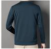 Men's Fleece-Lined Casual Round Neck Hoodie - Thick Warm Long Sleeve for Winter 2025