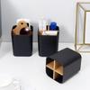 Removable Bamboo Tray Electric Toothbrush Holder Makeup Brush Storage Box Bathroom Organizer for Toothpaste Accessories