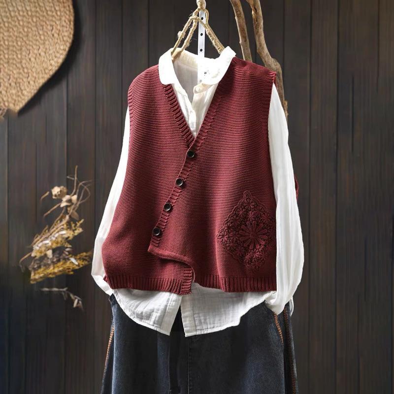 

Женский жилет с V-образным вырезом, свободного кроя, кардиган для многослойности, осенне-зимняя мода, оверсайз, без рукавов XL