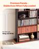 Media Storage Cabinet, 8-Tier DVD Shelf Organizer, 142 X 22 X 130 Cm Multimedia Storage Organizer for CDs, DVDs, Books & Games, CD Shelf for Living