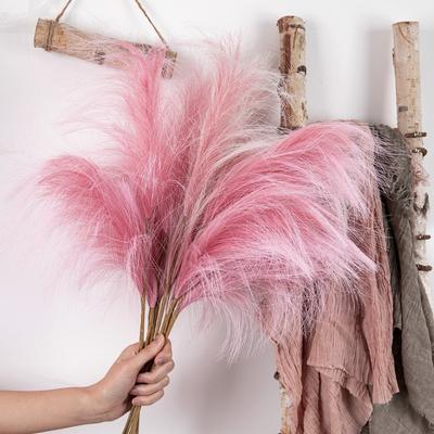 Decorative Reed Pampas Artificial Flower Living Room Decoration Fake Flowers Green Plants Wedding Crafts Shooting Props