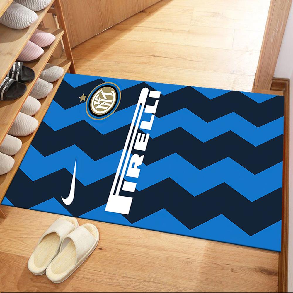 Inter Milan Area Rug Design For Foyer Outdoor Game Room Study Room Antislip Rug Anime Office Decor Birthdaychristmas Gift