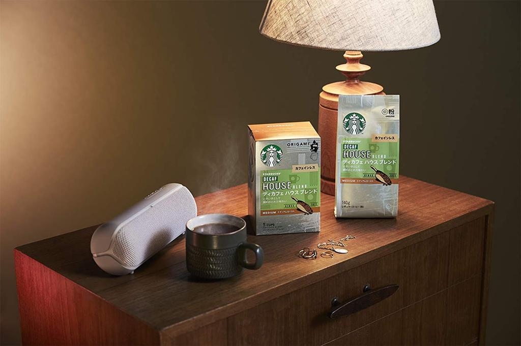 Starbucks Decaf Blend, Medium Roast, Fine Grind, 1 Case (6 x 140g Bags)