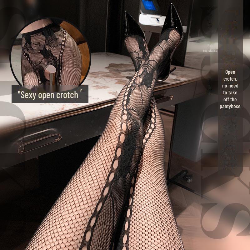 Р§СѓР»РєРё Feimu Millennium Rose Jacquard Open-Crotch Black - РЎРµРєСЃСѓР°Р»СЊРЅРѕРµ РЅРёР¶РЅРµРµ Р±РµР»СЊРµ, 50 С€С‚. РІ СѓРїР°РєРѕРІРєРµ One Size