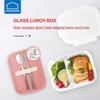 LocknLock Divided Glass Lunch Box