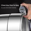 316 Stainless Steel Steamer Pot with Silicone Handle - Large Capacity Multi-layer Stew Basket