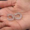 High-End Diamond-Encrusted Ear Cuffs and Hoops - European & American Fashion Earrings for Women
