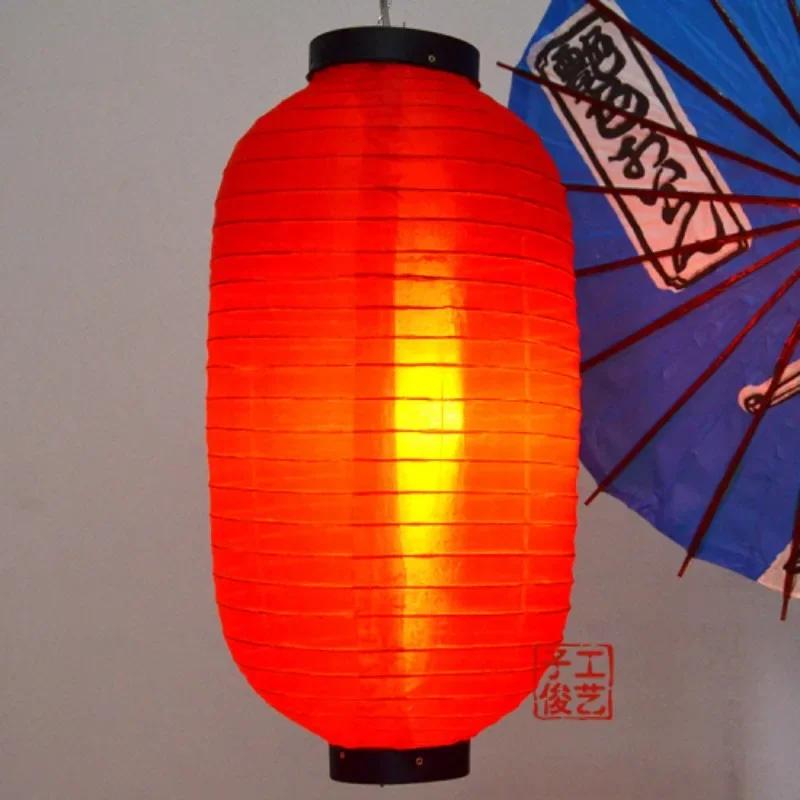 Waterproof 10Inch Japanese Style Hanging Lantern Bistro Ramen Sashimi Cuisine Restaurant Sake Tea Bar Decor Lantern
