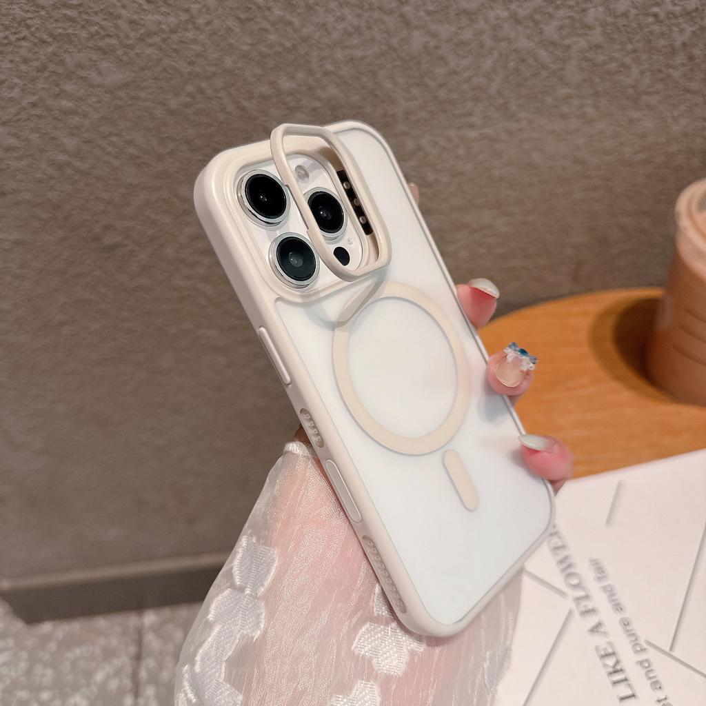 Für Apple 16promax Handyhülle KI-Touch-Taste für IPhone 15 Unsichtbare Halterung Magnetische Saugkraft Atmungsaktive Wärmeableitung