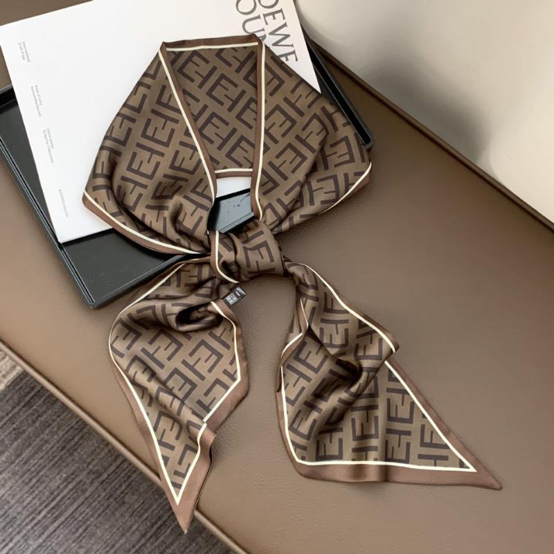 Silk Scarf, Long Strip, Versatile Shirt, Neck Protection, Scarf, Silk Scarf, Multi-purpose Headscarf, Headband, Hair Tie, Decorative Waist Belt.