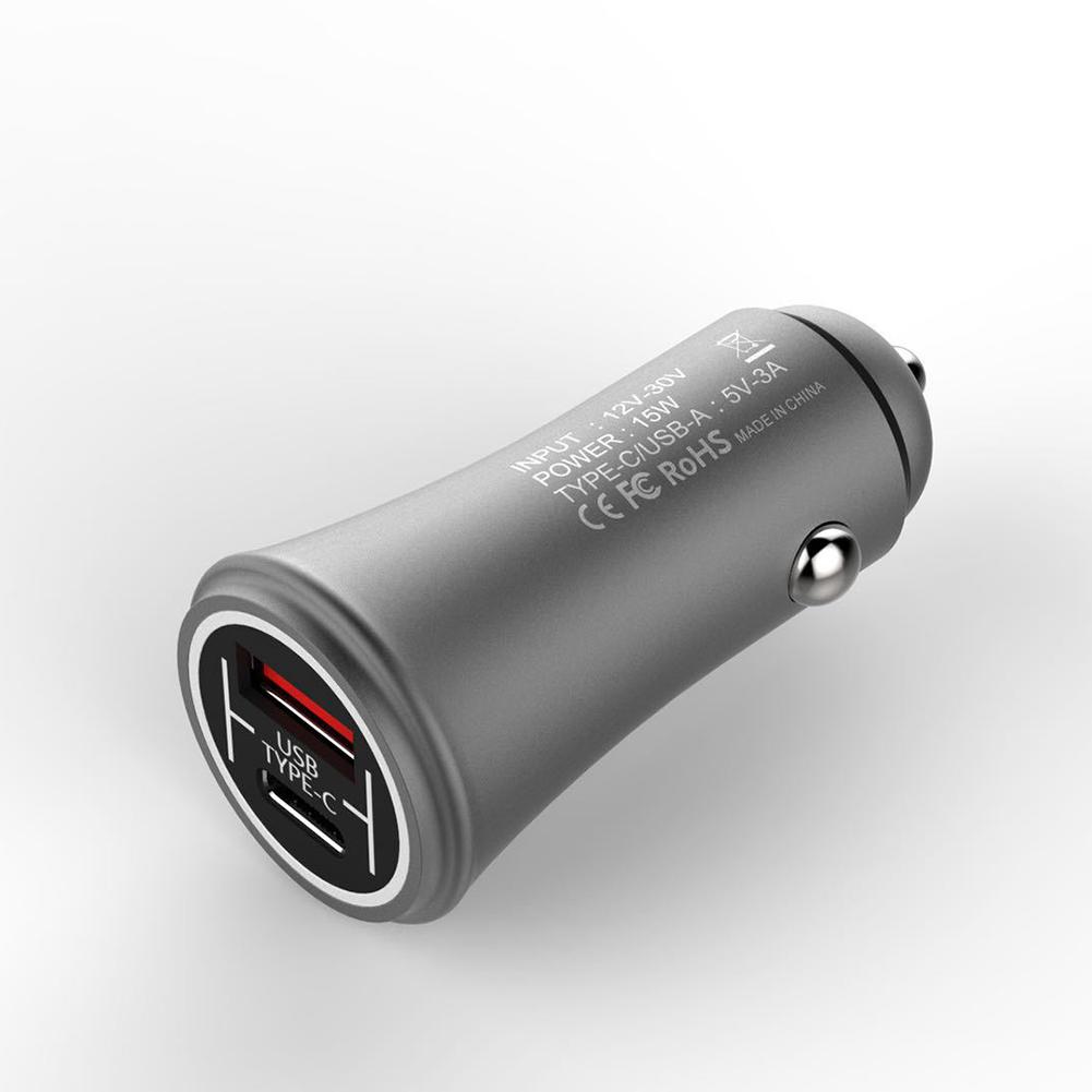 Satın alın Adapter Car Charger Parts QC 3.0 TypeC Vehicle 15W Joom