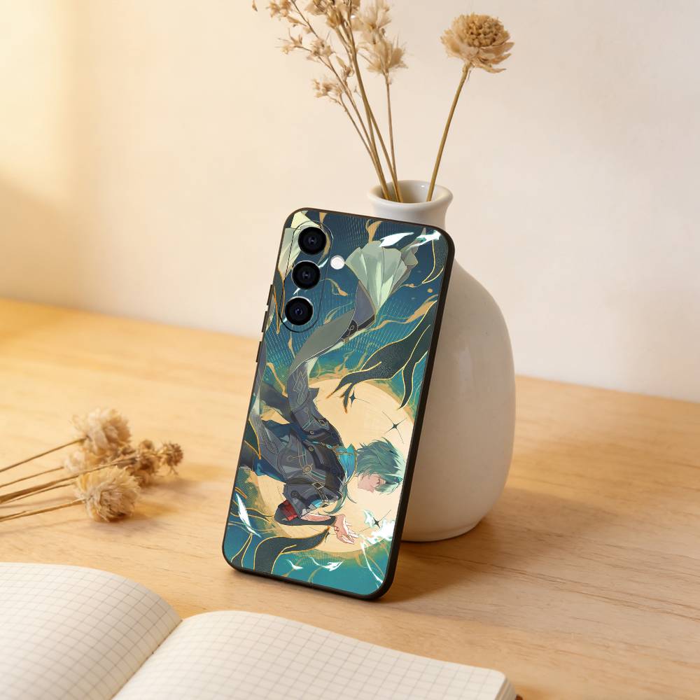 Honkai Star Rail Anaxa Phone Case For Samsung Galaxy A73,A72,A71,A70,A53,A52,A51,Others Soft Black Cover