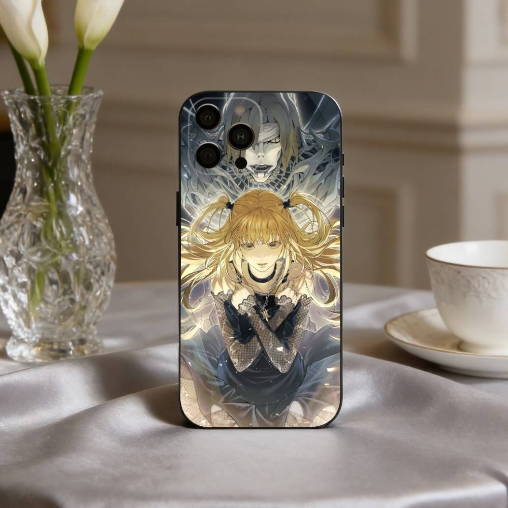 M-Misa D-Death-H N-Note-E Phone Case For iPhone 17pro, 16,15,14,13,12,11 X XR Plus,Others Soft Black Cover