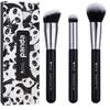DUcare Face Brush Foundation Concealer Powder and Blush Made with Premium Soft and Easy To Hold Popular Brushes In 3-Piece Set Brush, Brush, Brush,
